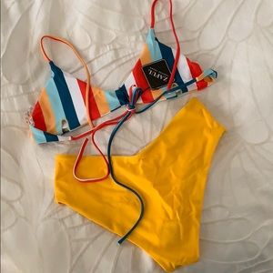 Zaful Swim - Bright striped bathing suit Zaful Swim - Bright striped bathing suit